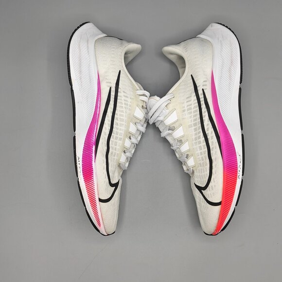 Nike Air Zoom Pegasus 37 White Women's Running Shoes - Picture 5 of 11